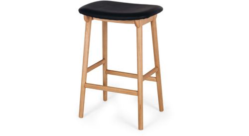 Niles Barstool Natural Oak PU